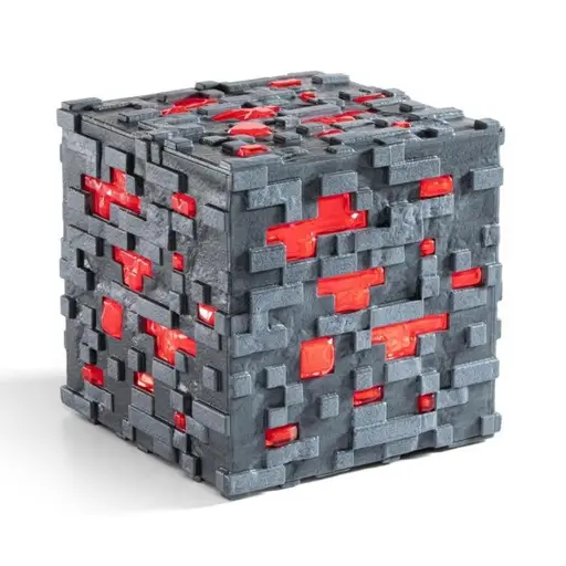 Minecraft Redstone Ore Illuminating Collector Replica lempa