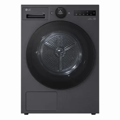 LG, šilumos siurblys, 10 kg, gylis 66 cm, matinė juoda - Džiovyklė