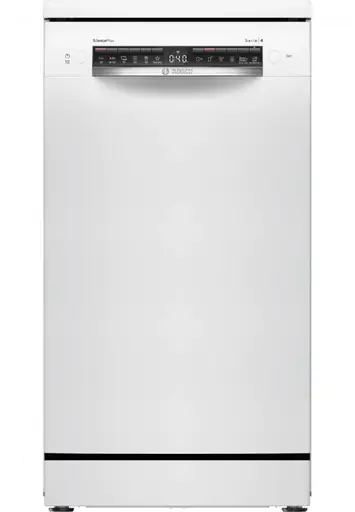 BOSCH Free standing Dishwasher SPS4HMW13E, Energy class D, 45cm, White