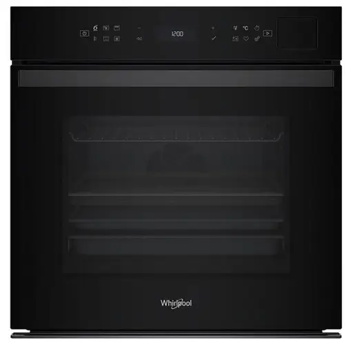 Whirlpool, 73 L, hidrolizė, juoda - Įmontuojama orkaitė