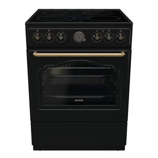 Gorenje, 11 funkcijų, 71 L, plotis 60 cm, juoda - Viryklė