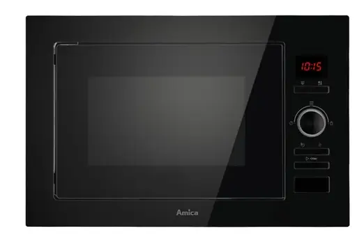 Amica AMMB25E3GB Įmontuojama mikrobangų krosnelė 25 l 900 W Juoda