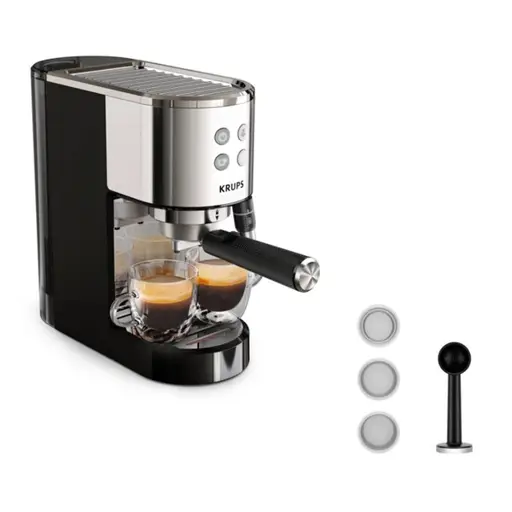 Krups Virtuoso XP444C10 kavos aparatas Pusiau automatinis Espreso kavos aparatas 1 L