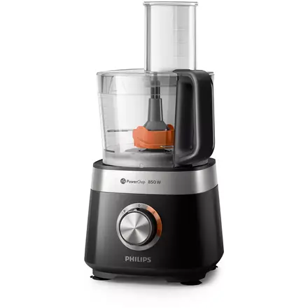 Philips Compact Food processor HR7530/10 Viva Collection 850 W Bowl capacity 2.1 L Number of speeds 2 Black