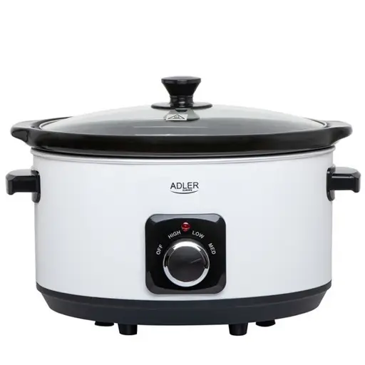 Adler AD 6413W Lėtas virimo puodas 5,8 l Balta