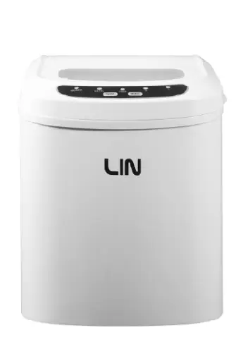 Nešiojamas ledo kubelių gamintojas LIN ICE PRO-W12 white