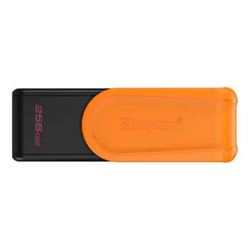 USB Atmintinė - Kingston DataTraveler Exodia S 256GB USB 3.2 Gen 1 Juoda/Oranžinė