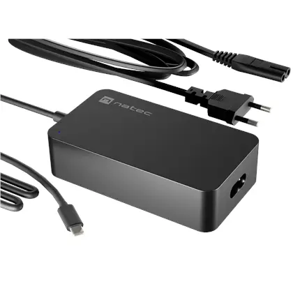 NATEC Laptop charger Grayling Gan USB-C 65W for laptops tablets phones – 2