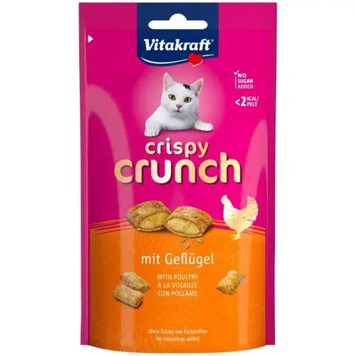 VITAKRAFT Crispy Crunch Poultry - skanėstas katėms - 60g