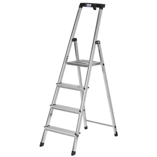 Laisvai pastatomos kopėčios SAFETY 4 žingsniai KRAUSE