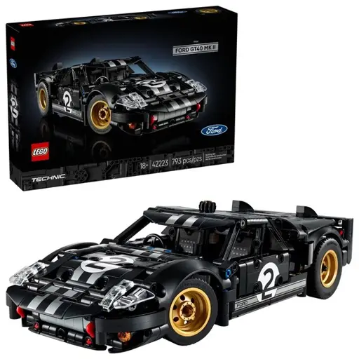 LEGO TECHNIC 42223 1966 m. Ford GT40 MKII lenktyninis automobilis