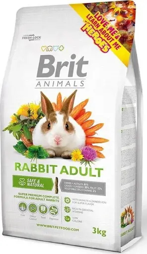 Brit Animals Rabbit Adult Complete 3kg