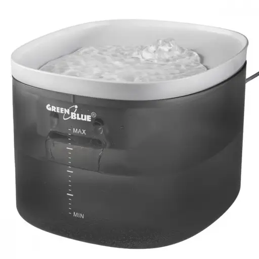 GreenBlue automatinis vandens dozatorius / naminių gyvūnėlių gertuvė, 3 l, USB 5V1A, GB392