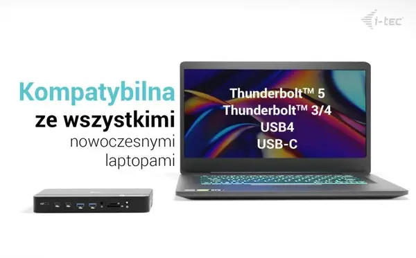 Thunderbolt 5 Triple Display Docking Station M.2 6xUSB 2.5 GLAN PD 140W – 4