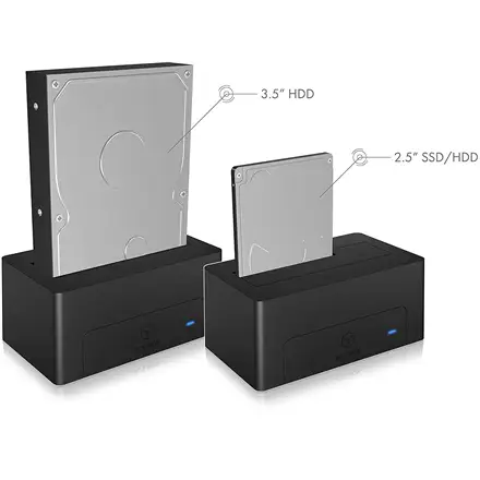 Raidsonic Icy Box IB-1121-C31 DockingStation for 1x HDD/SSD with USB 3.1 (Gen 2) Type-C – 7