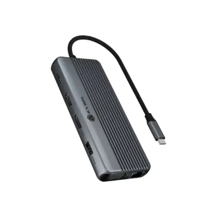 Raidsonic Icy Box Travel Dock 12-in-1, 3x video output (2x HDMI + 1x VGA) – 2