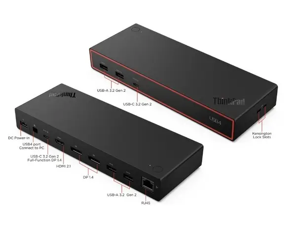 ThinkPad USB4 Dock 5000 with 135W Adapter 40BF0135EU – 10