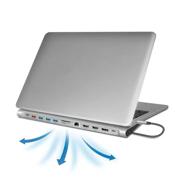 USB3.2 docking station USB-C, 12 port, PD – 3