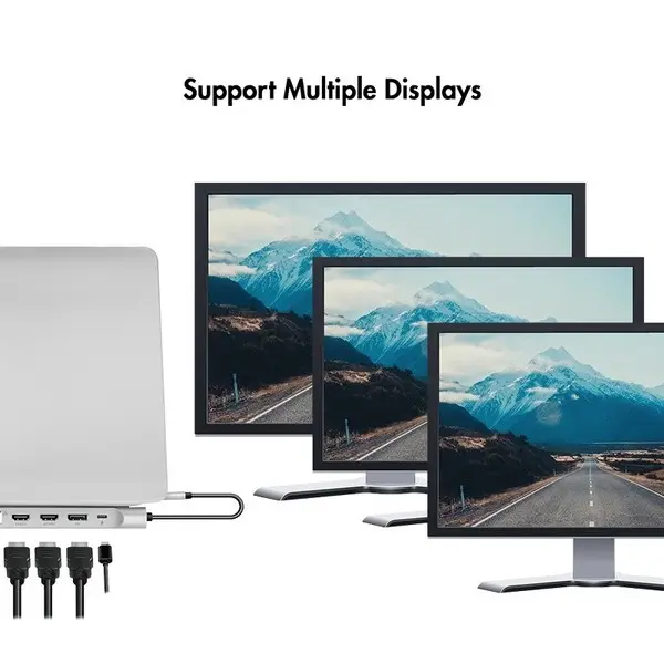 USB3.2 docking station USB-C, 12 port, PD – 5