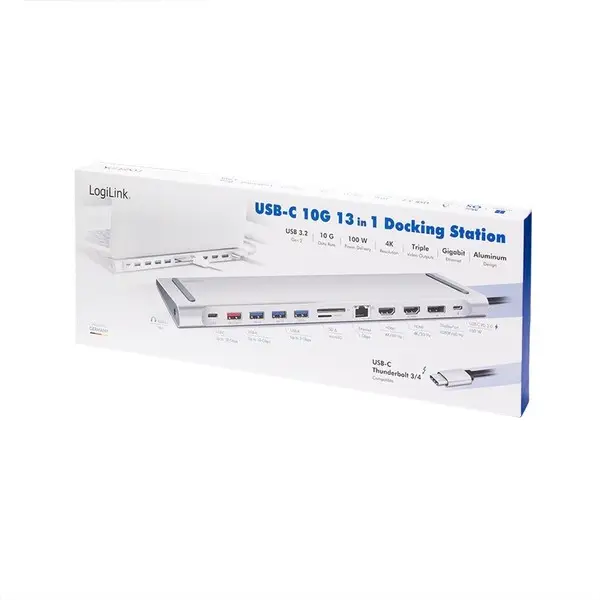USB3.2 docking station USB-C, 12 port, PD – 7