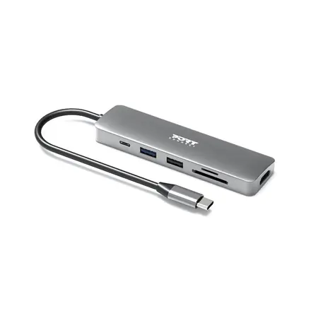PORT CONNECT Mobile docking station 1 X 4K USB-C 5 devices, 100W – 3
