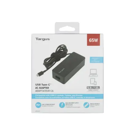 TARGUS USB-C 65W PD Charger – 5