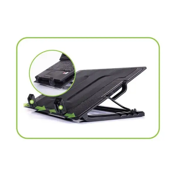 Techly ICOOL-CP12TY aušinimo padėklas nešiojamam kompiuteriui 43,9 cm (17.3") 1400 RPM Juoda – 7