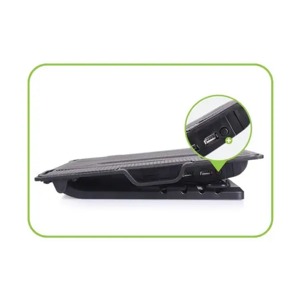 Techly ICOOL-CP12TY aušinimo padėklas nešiojamam kompiuteriui 43,9 cm (17.3") 1400 RPM Juoda – 10
