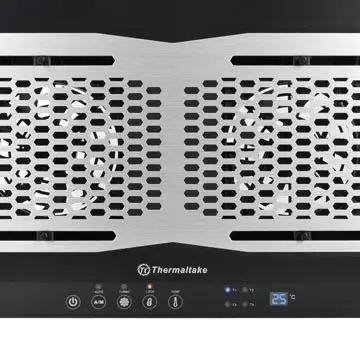 Thermaltake CL-N002-PL12BL-A aušinimo padėklas nešiojamam kompiuteriui 1300 RPM Aliuminis, Juoda – 2