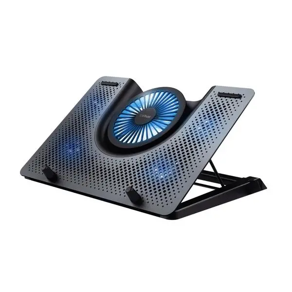 Trust GXT 1125 Quno Premium LED-illuminated gaming laptop cooling stand with 5 fans – 3