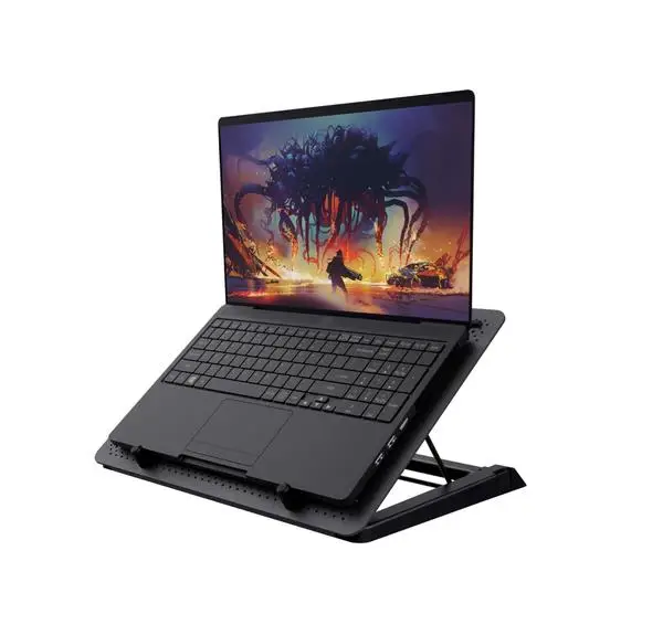 Trust GXT 1125 Quno Premium LED-illuminated gaming laptop cooling stand with 5 fans – 4
