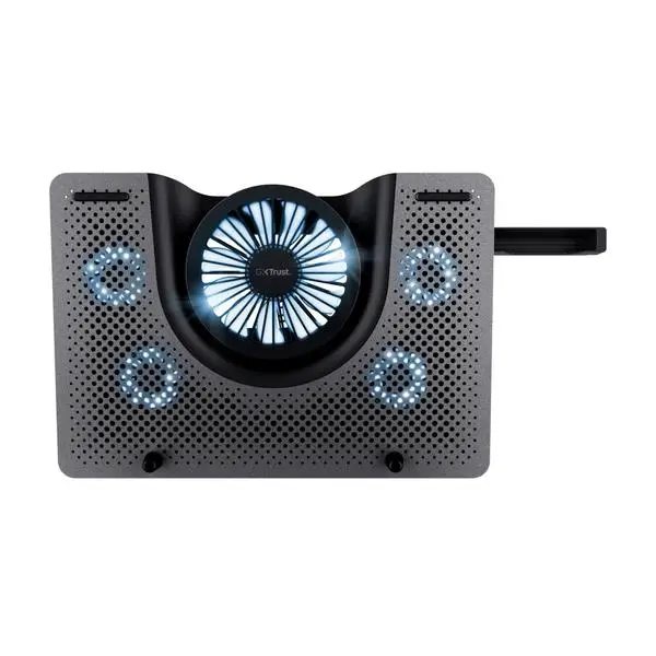 Trust GXT 1125 Quno Premium LED-illuminated gaming laptop cooling stand with 5 fans – 5