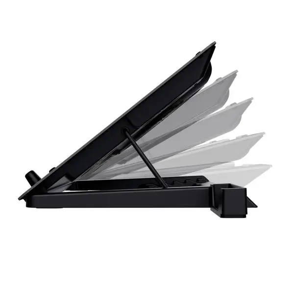 Trust GXT 1125 Quno Premium LED-illuminated gaming laptop cooling stand with 5 fans – 6