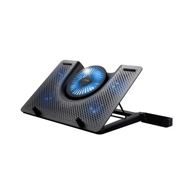 Trust GXT 1125 Quno Premium LED-illuminated gaming laptop cooling stand with 5 fans – 8