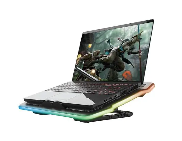 Trust GXT 1126 Aura Multicolour-illuminated cooling stand to keep your laptop cool during the most heated gaming sessions – 2
