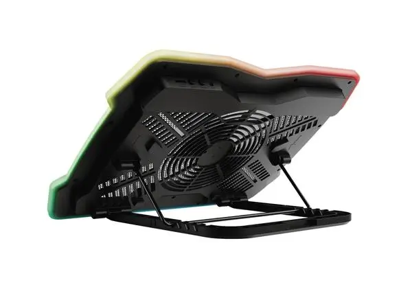 Trust GXT 1126 Aura Multicolour-illuminated cooling stand to keep your laptop cool during the most heated gaming sessions – 3