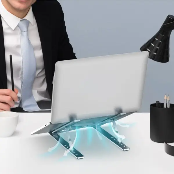 UNITEK OT155SL nešiojamojo kompiuterio stovas Sidabras – 9