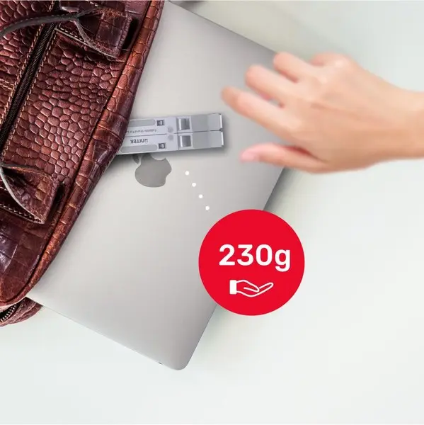 UNITEK OT155SL nešiojamojo kompiuterio stovas Sidabras – 10