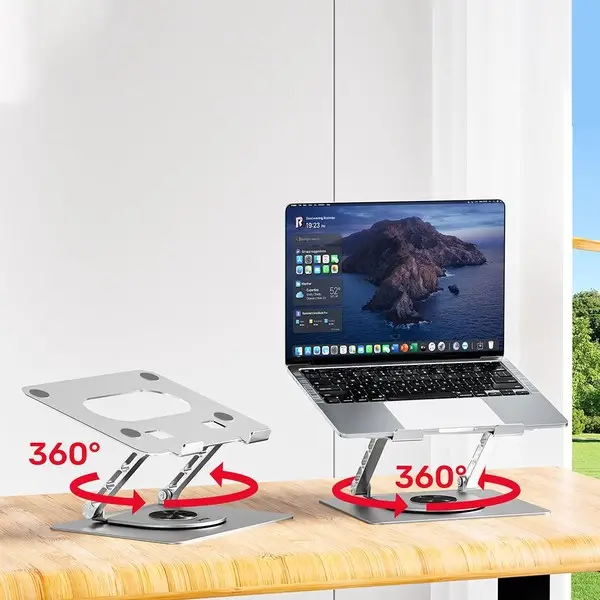 Unitek OT180SL01 360° reguliuojamas nešiojamojo kompiuterio stovas 10-16“ – 4