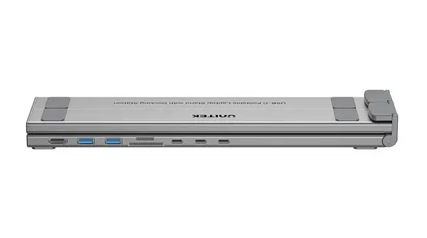 UNITEK D1137AGY01 knyginių kompiuterių dokas / jungčių replikatorius Prijungimas USB 3.2 Gen 1 (3.1 Gen 1) Type-C Sidabras – 9