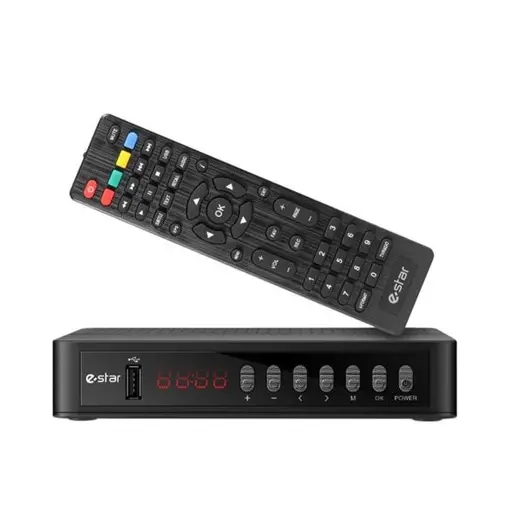 eSTAR STB T2 618, juodas - DVBT imtuvas