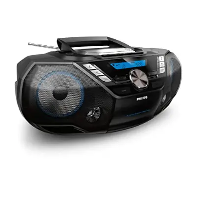 Philips CD Soundmachine AZB798T/12, Bluetooth, CD, MP3-CD, USB, DAB+, FM, Cassette, 12W