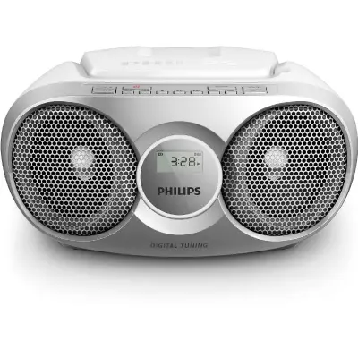 Philips AZ215 sidabrinis CD grotuvas