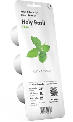 Click & Grow Smart Garden refill Holy Basil 3pcs