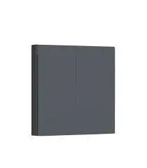 SMART HOME WIRED SWITCH DOUBLE/GREY WS-EUK02-G AQARA
