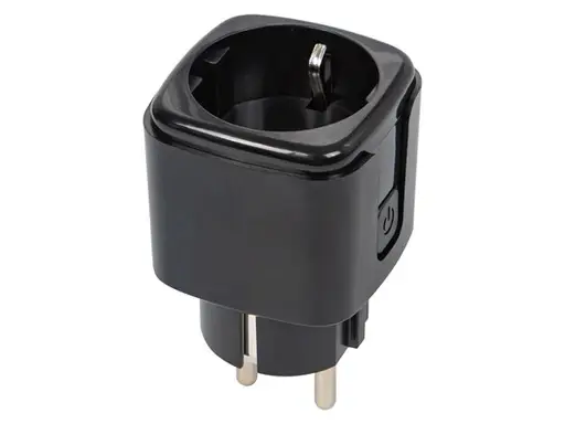 Smart WiFi-controlled socket TUYA V3 black