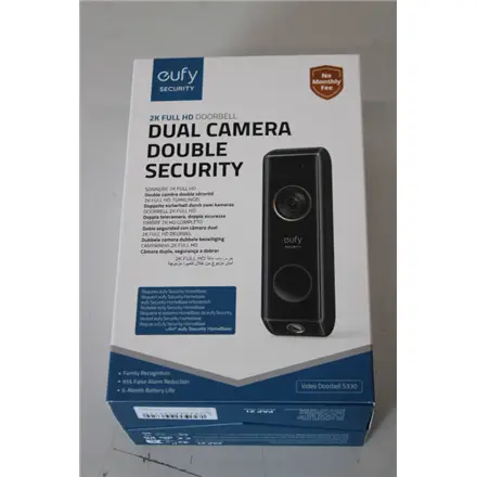 SALE OUT. Anker Eufy Doorbell 2 Pro, Black