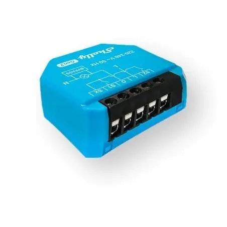 SHELLY 1L Gen3 WiFi relė be neutralaus laido