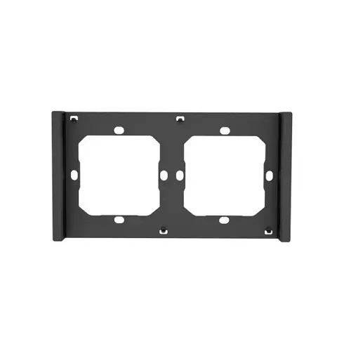 Sukimo Rėmelis - SONOFF M5-80 2-Gang V0 Ugniai Atsparus PC Juodas