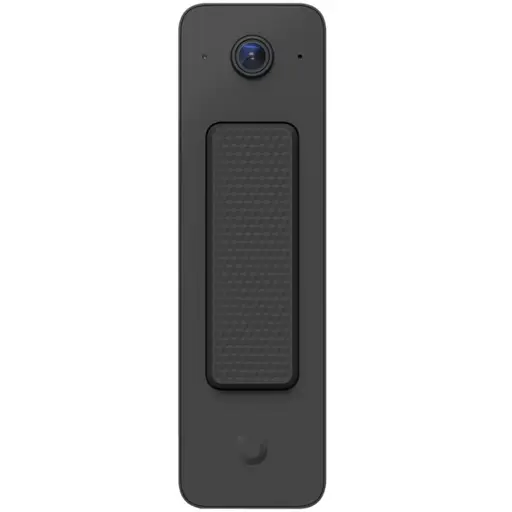Ubiquiti Doorbell Lite - Compact PoE video doorbell with two-way audio and versatile mounting options, black.